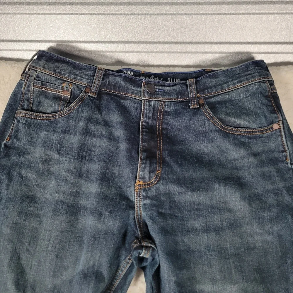 Wrangler Retro Slim Boot Jeans Mens 37x36 Medium Wash Denim 1077MWZTB